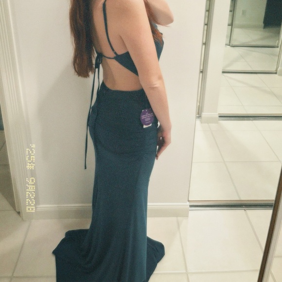 Windsor Navy Blue Prom Dress - Picture 1 of 3